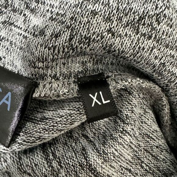 P. Luca Milano Cowl Neck Oversized Sweater Dress Gray XL - Picture 5 of 6